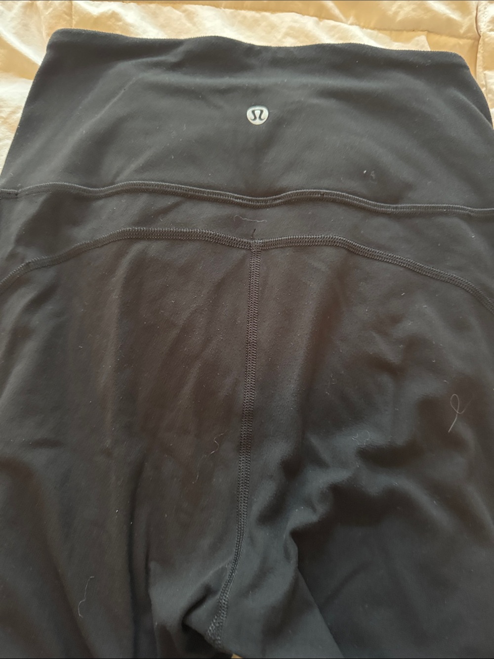 lululemon athletica Black High-Rise Flare Yoga Pants - Picture 4 of 5